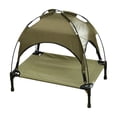 thumbnail image 3 of onlyliua Elevated Pet Bed With Sun Canopy Waterproof Breathable Tent-Style Raised Cot Keeps Pets Off Ground UV Shade Foldable Outdoor Indoor Kennel Lounger For Dogs And Cats Portable Travel Bed pet, 3 of 7