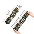 thumbnail image 4 of Pofeuu Colorful Bulldog Duo Print 30cm Socks, Adult Running Hiking Socks for Youth and Adult, 4 of 7