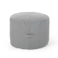 thumbnail image 6 of Harley Outdoor Water Resistant Fabric 2' Ottoman Pouf, Charcoal, 6 of 7