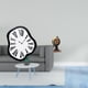 thumbnail image 2 of Reloj de pared,Reloj de pared interior nórdico con números romanos,Relojes distorsionados Reloj electrónico de lujo moderno,Figura de escritorio,Reloj de mesa con figura de globo, 2 of 8