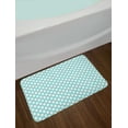 thumbnail image 2 of Ethnic Bath Mat, Moroccan Mosaic Tile Arabesque Pattern Abstract Middle Eastern Motifs Work of Art, Non-Slip Plush Mat Bathroom Kitchen Laundry Room Decor, 29.5 X 17.5 Inches, Turquoise, Ambesonne, 2 of 2