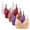 A, variant on 5PCS Women's Soft Cup Everyday Bras - Solid Color Thin Padded Wireless Comfortable Underwear, Breathable Lightweight for Daily Wear with Adjustable Straps E