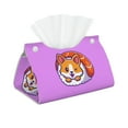 thumbnail image 6 of Rocae Corgi In Sushi Roll Print Long Tissue Box Lid Durable Leather Tissue Box Lid Can Be Used as Modern Home Decoration, 6 of 9