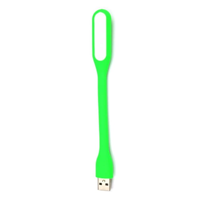 Lámpara LED USB Mini Computadora Portátil Portátil Escritorio Lectura Nocturna (Verde)