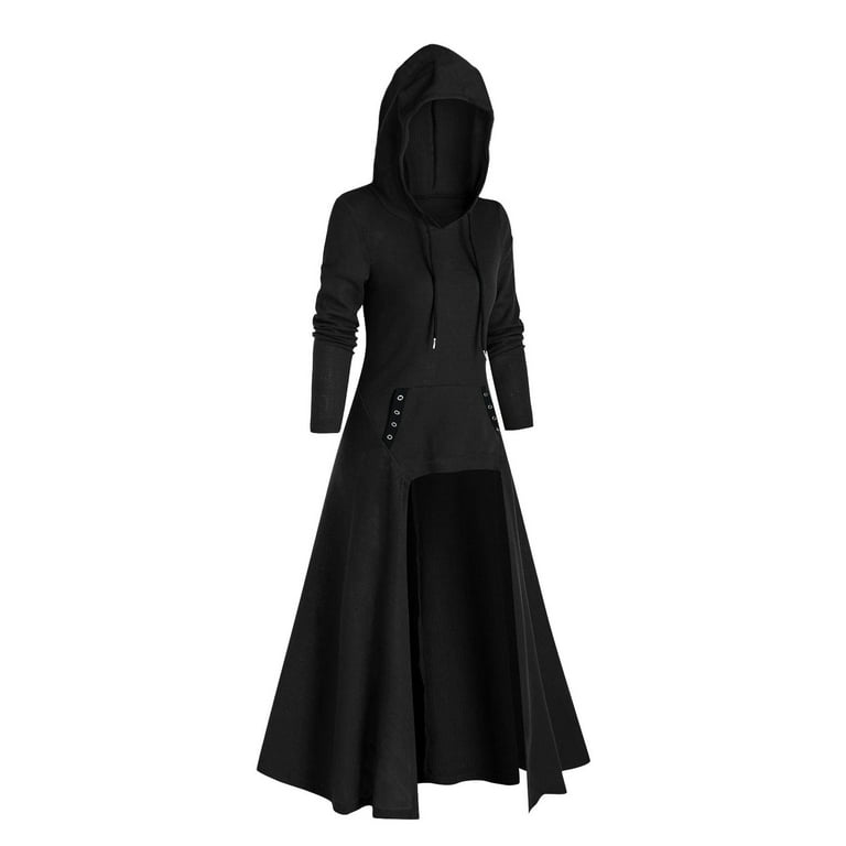 Hooded high low drop shoulder longline sweater hotsell