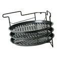 thumbnail image 4 of Estante para bandejas de pizza, expositor multiusos de 4 niveles para fiestas, hoteles y restaurantes Bandeja con orificios de 11 pulgadas 3 piezas, 4 of 8