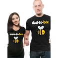 thumbnail image 1 of Camisetas de maternidad para pareja, camisetas para anunciar un nuevo bebé, divertidas camisetas de maternidad para papá y mamá, camisetas para San Valentín, regalos de Navidad, camisetas informales., 1 of 6