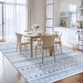 thumbnail image 2 of Ultrug Soft Boho Area Rug Moroccan Geometric Rugs Washable Carpet for Bedroom Living Room Home Decor,4'x6',Blue, 2 of 7