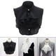 thumbnail image 5 of Blusa con cuello simulado y media camisa para uso diario Night Club Festival Stage Show jinwen cuello con volantes, 5 of 8