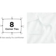 thumbnail image 6 of Chezmoi Collection Piers 3-Piece Cream White Distressed Velvet Duvet Cover Set King Size with Button Closure and 8 Corner Ties, Soft Washed Microfiber Reverse Comforter Cover, 6 of 9