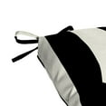 thumbnail image 4 of Better Homes & Gardens 18" L x 19" W Black White Stripe Rectangle Outdoor Seat Pad(1 Pack), 4 of 8