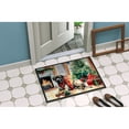 thumbnail image 2 of Carolines Treasures DAC2703JMAT 0.15 x 24 x 36 in. Mastiff Cozy Christmas Doormat, 2 of 6