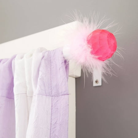 Kenney Phoebe Kids Window Curtain Rod, 5/8