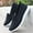 Black, variant on Hoshose New Fashion Summer Womens Slip on Flat Shoes Solid Color Soft Soled Comfortable Outdoor Walking Shoes Non Slip