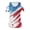 American Flag Print, variant on Women's Cut Out Cold Shoulder Tops Music Notes Print Summer Short Sleeve Sexy Shirts Travel Beach Hawaii Tunic Soft Lightweight Casual S
