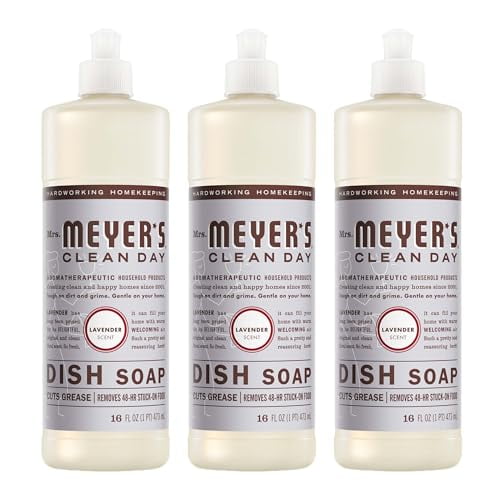 Mrs. Meyer's - Clean Day Liquid Dish Soap Lavender - 16 oz.3 Pack