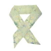 Unique Bargains 1 Pc Headband Multi-function Flower Hairband for Women Light Green