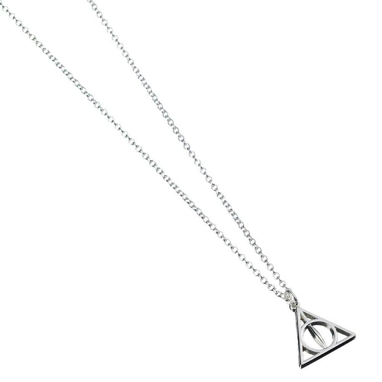 Harry Potter Sterling Silver Deathly Hallows Necklace Walmart