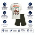 thumbnail image 4 of Quad Seven Boys Activewear Set – 2 Piece Athletic Basketball Shirt and Gym Shorts, Lightweight Breathable Sports Outfit for Boys, 4 of 7
