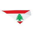 thumbnail image 5 of Lebanese Flag Dog Bandanas Triangle Dog Scarfs For Small Medium Large Dogs And Cats, 5 of 6