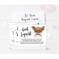 thumbnail image 3 of Inkdotpot 30Fox Jungle Animals Baby Shower Book Request Cards Bring A Book Instead Of A Card Baby Shower Invitations Inserts Games, 3 of 6