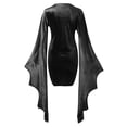 thumbnail image 5 of Gothic Dress Women Mesh Lace Carnival Party Tunic Slim Merry Christmas Outfit for Festivals and Celebrations, 5 of 8