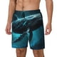 thumbnail image 1 of Fotbe Vintage Blue Pattern Whale Traje de Baño para Hombre – Shorts de Natación de Secado Rápido con Forro y Bolsillos-3X-Large, 1 of 6