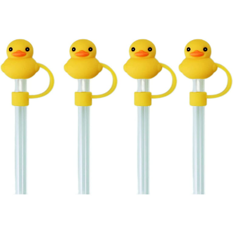  10pcs Straw Covers for Reusable Straws, Cloud Duck