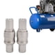 thumbnail image 5 of Conector rápido Conector rápido neumático Juego de 2 resistentes de alta resistencia de doble sellado para mantenimiento automático Junta autoblocante tipo C, 5 of 8