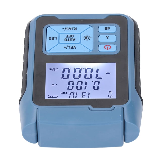 Probador De Potencia De Fibra óptica, Interfaz Universal De 5 Mw De 2,5 Mm -70 A +10 DBm Medidor De Potencia óptica 850-1650 Nm Estable Y Confiable Para Proyectos De