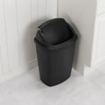 thumbnail image 5 of Sterilite Kitchen Trash Can, 7.5 Gallon Plastic Garbage Bin with Swing Top Lid, Black, 5 of 8