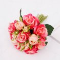 thumbnail image 1 of Artificial Bunch Artificial Roses Silk Cloth Are Used For Home Party Decoration Bridal Bouquets Artificial Flowers Rose Red, 1 of 2