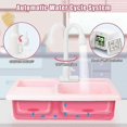 thumbnail image 3 of Kitchen Sink Toy Set,Play Sink with Electric Running Water Dishwasher,Kitchen Pretend Play Toy(Pink), 3 of 5