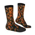 thumbnail image 2 of Goofa Daisies Printed Men's Crew Socks, Soft Durable Breathable Moisture-Wicking with Odor Control Cotton socks, 2 of 9