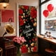 thumbnail image 1 of Cortina de Puerta de San Valentín de 35 X 72 Pulgadas, Decoración de Puerta y Pared para San Valentín, Festival, Fiesta, 1 of 6