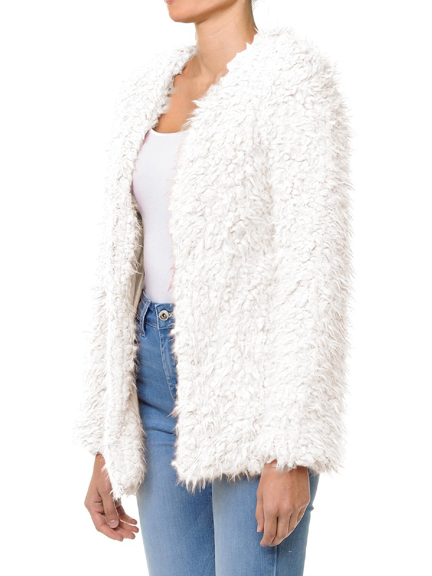 fluffy jacket walmart