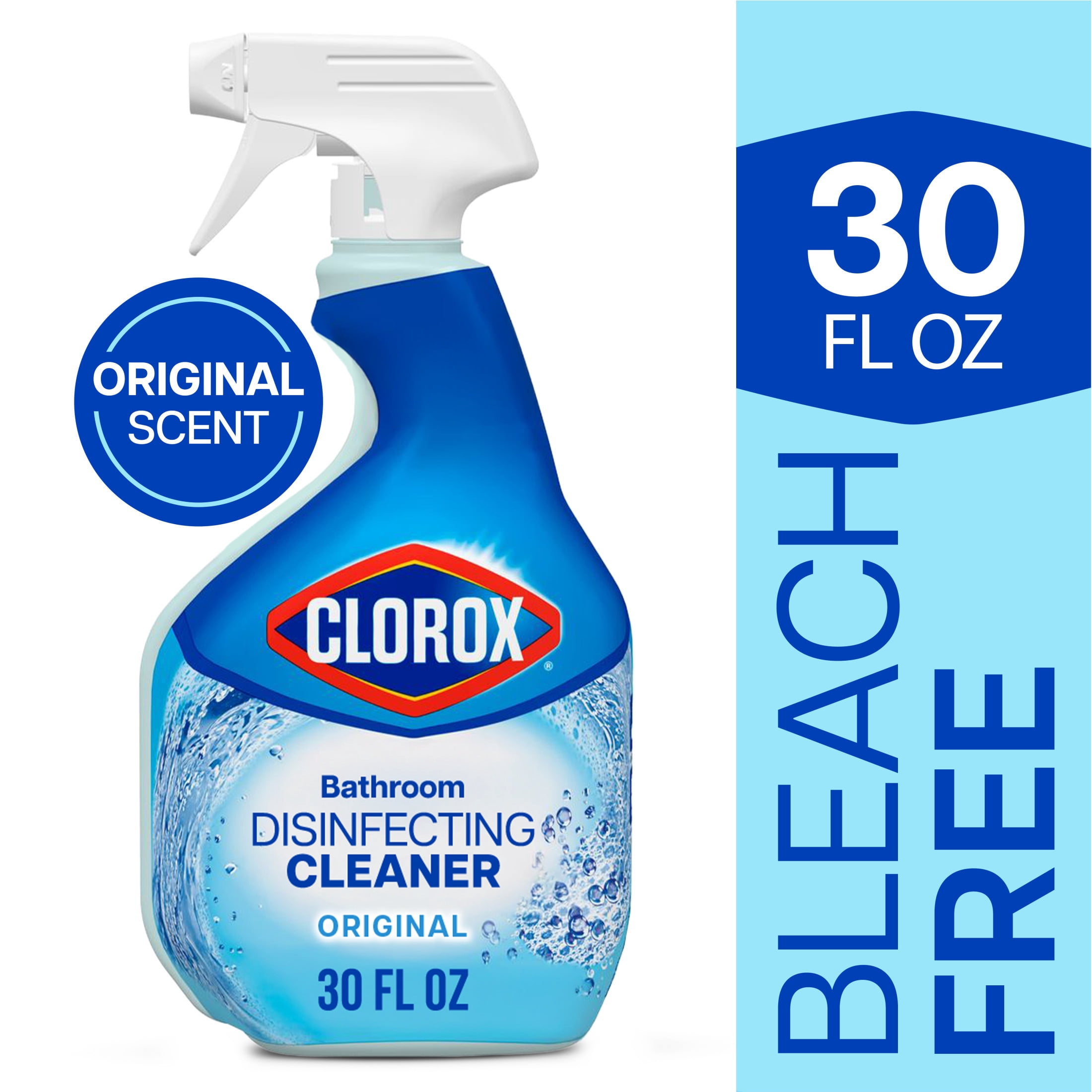 (9 pack) Clorox Bathroom Disinfecting Cleaner and Shower Cleaning Supplies Spray, Original, 9 Pack, 30 fl oz