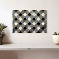thumbnail image 2 of Elephant Stock Marble Deco Tiles Wall Art - Horizontal Canvas Wall Art - Living Room Wall Decor - Decor Elements Canvas - Gray And Black Decor - 12" x 8", 2 of 8