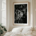 thumbnail image 6 of Cat in the Garden - Photography Cat Black and White Nature Wildlife Floral Garden Moody Unframed Wall Art Print 18 x 24 inches, 6 of 13