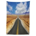 thumbnail image 3 of Ambesonne United States Tablecloth Rectangular Table Cover, California Road, 60"x90", Multicolor, 3 of 4