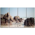 thumbnail image 2 of Large Rocks at Coast Panorama - Extra Large Seashore Canvas Art, 2 of 3