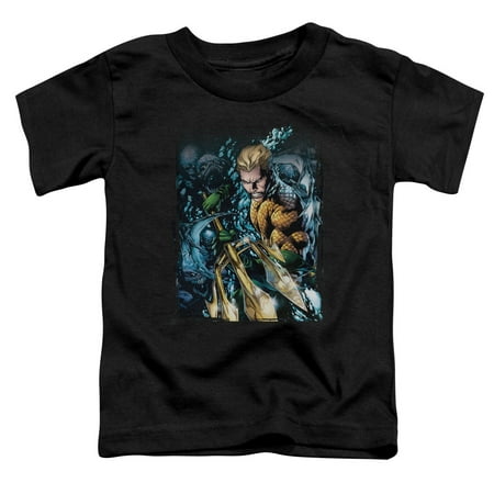 Justice League Aquaman #1 S/S Toddler T-Shirt Black