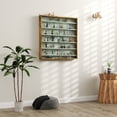 thumbnail image 2 of HOMCOM 7-Storey Wall Shelf Display Cabinet, Shot Glass Display Case, 2 of 10