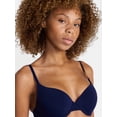 thumbnail image 3 of No Boundaries Women’s Smooth Micro Push Up Bra, Sizes 34AA-42DD, 3 of 4