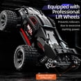 thumbnail image 6 of 1:18 Scale Fast RC Cars for Adults & Kids, Max 20 MPH, 4WD Off-Road RC Trucks, All Terrain Remote Control Car for Snow, Sand, Beach & Rocky Surfaces, Black, 6 of 7