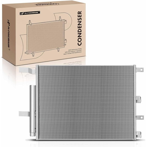 A-Premium Air Conditioning A/C Condenser Compatible with Ram 2500 3500 2013-2018 L6 6.7L, Replace# 52014736AA