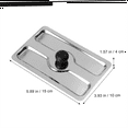 thumbnail image 2 of Toaster Cover Toaster Upper Cover Professional Toaster Glass Cake Dome Bread Machine Parts Loaf Pan Lid Appliance Parts, 2 of 8