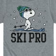 thumbnail image 3 of Peanuts - Snoopy Ski Pro - Toddler And Youth Short Sleeve Graphic T-Shirt, 3 of 6