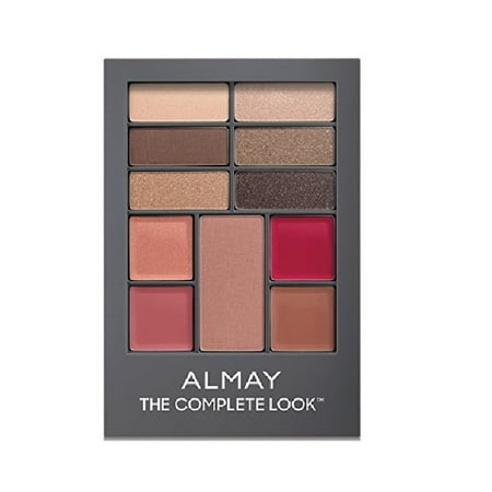 Almay The Complete Look Palette, Makeup for Eyes, Lips and Cheeks #200 Medium Skin Tones + FREE Eyebrow Trimmer