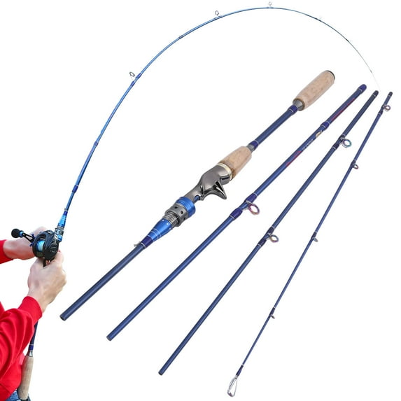 Sougayilang Spinning and Casting Fishing Rods Carbon Fiber Lure Fishing Tackle